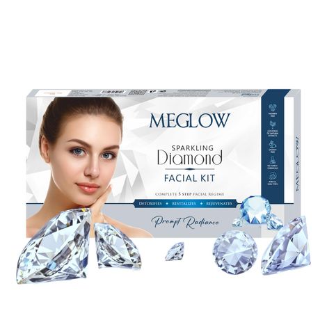 Buy Meglow Beauty Combo for Women - Diamond Kit Facial Kit (105 gm)-Purplle