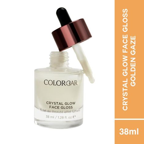 Buy Colorbar Crystal Glow Face Gloss - Golden Gaze 01 38 ml-Purplle