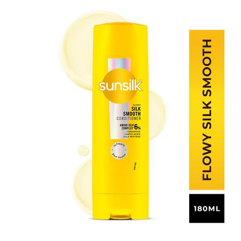 Buy Sunsilk Flowy Silk Smooth Conditioner 180 ml-Purplle