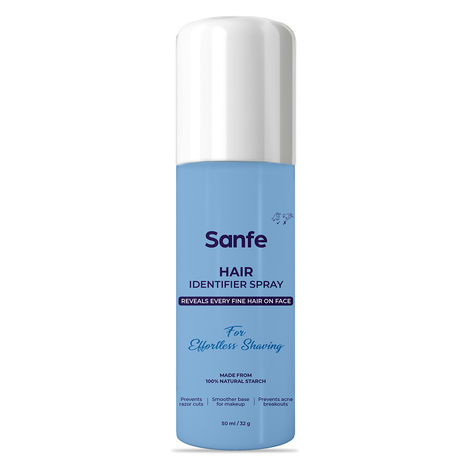 Buy Sanfe Facial Hair Identifier Spray | For Face Shaving with Razor, Dermaplaning For Women | Prevents razor cuts | 50 ml-Purplle