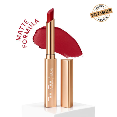 Buy Teen Teen Cosmetics Luxe Matte Lipstick, Long Lasting | Non Transfer, Velvety Matte Finish, Stays Upto 12 Hrs, Asian Bride, 1 gm-Purplle