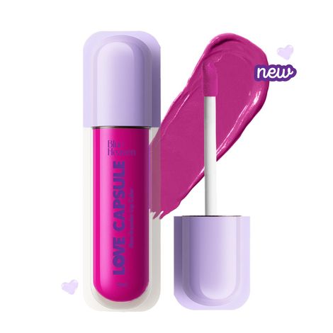 Buy Blue Heaven Love Capsule Non Transfer Lip Colour | Intense Color Payoff | Long Lasting | One Swipe Formula | Liquid lipstick Waterproof & Smudge Proof | Pink Fantasy , 5 ml-Purplle