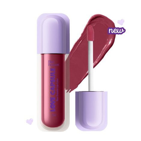 Buy Blue Heaven Love Capsule Non Transfer Lip Colour | Intense Color Payoff | Long Lasting | One Swipe Formula | Liquid lipstick Waterproof & Smudge Proof | Exclusive Pink , 5 ml-Purplle