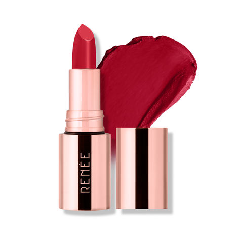Buy RENEE Everstay Long Stay Matte Lipstick - Red Scarlet, Hydrating & Non-Drying, Smudge-Proof, Lightweight, Long Lasting, Intense Pigment, Full Coverage, Vitamin E Infused, For All Occasions, 4.2 gm-Purplle