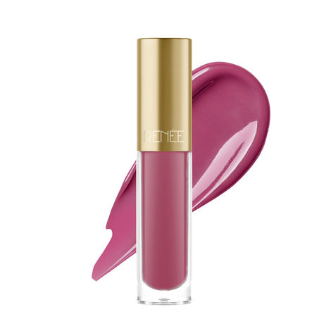 Buy RENEE H2O Hydrating Liquid Lipstick Pink River, Hydrating, Lightweight | Natural Lip Like Look | Glossy finish | Hyaluronic Acid, Peptides & Vitamin E Infused | 4 ml-Purplle
