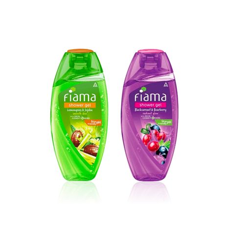 Buy Fiama Fresh Radiance Combo of 2(Blackcurrant & Bearberry 250 ml + Lemongrass & Jojoba 250 ml)-Purplle