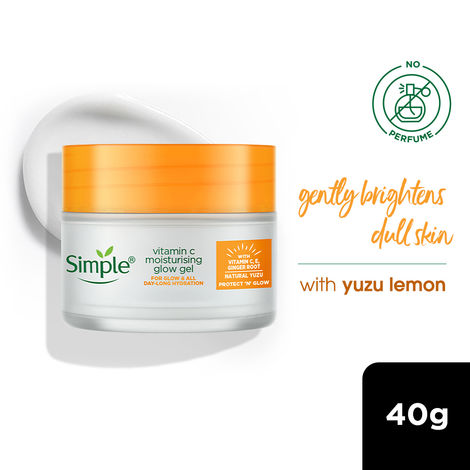 Buy Simple Protect N Glow Vitamin C Moisturising Glow Gel, 40 gm-Purplle