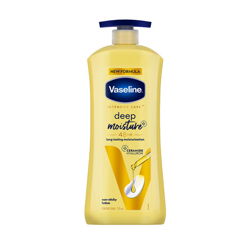 Buy Vaseline Deep Moisture Body Lotion S | For Cushion Soft Skin| With Ceramides Hyaluron 600 ml-Purplle