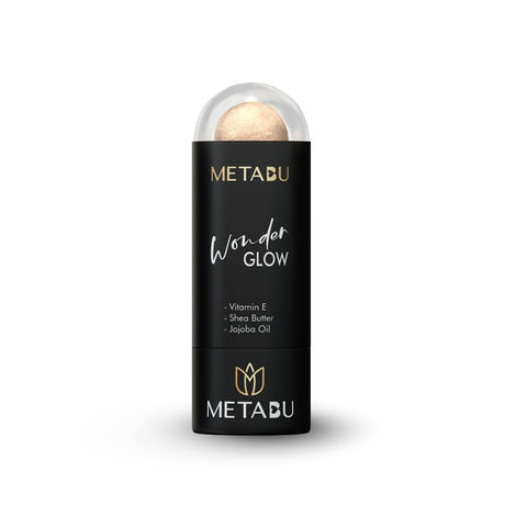 Buy Metabu Wonder Glow Highlighter Stick with Vitamin E, Jojoba Oil & Shea Butter - Moonlit Silver&nbsp; 8 gm-Purplle