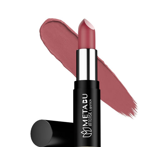 Buy Metabu Satin Matte Lipstick – Plum Desire 10 | Long Lasting 8H Wear, Highly Pigmented, Enriched with Vitamin E, Paraben-Free, Vegan Lip Color&nbsp; 4.2 gm-Purplle