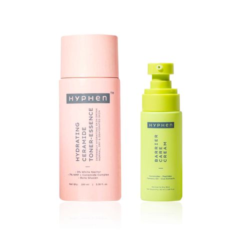 Buy Hyphen Hydrate & Repair Duo (Ceramide Toner 100 ml + Barrier Repair Face Moisturizer 50 ml) combo of 2-Purplle