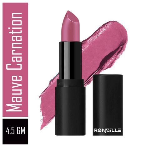 Buy Ronzille Long Lasting Lipstick up to 12 Hours Stay Matte Finish-(Mauve Carnation, 4.5 gm)-Purplle