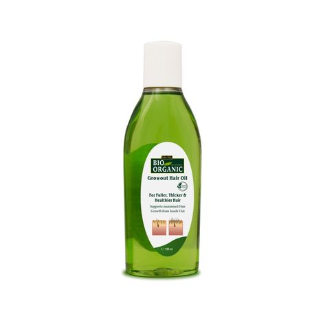 Buy Indus Valley Bio Organic Growout Hair Oil For Hair Regrowth, Reduces Hair Fall Hair Oil (100 ml)-Purplle