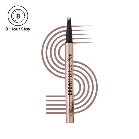 Buy Swiss Beauty BROWmance Pen | Fills In Sparse Hair | 8-Hour Stay | Waterproof | Light brown (1 ml)-Purplle