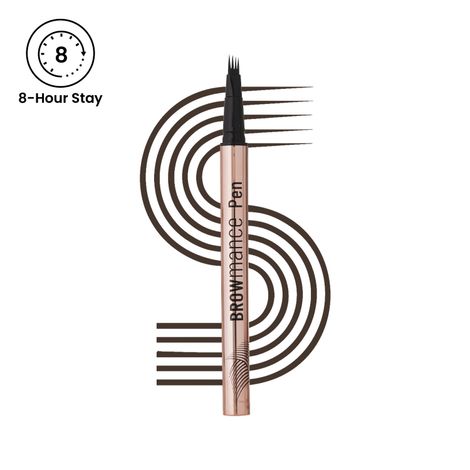 Buy Swiss Beauty BROWmance Pen | Fills In Sparse Hair | 8-Hour Stay | Waterproof | DEEP brown (1 ml)-Purplle