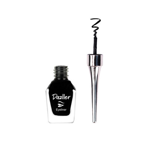 Buy Dazller Eyeliner | Velvet Matte Black |Washable | Water-resistant |Smudge-proof |Quick Dry Formula |6.5 ml-Purplle