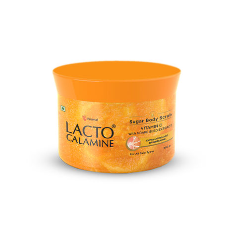 Buy Lacto Calamine Vitamin C Sugar Body Scrub 200 gm-Purplle