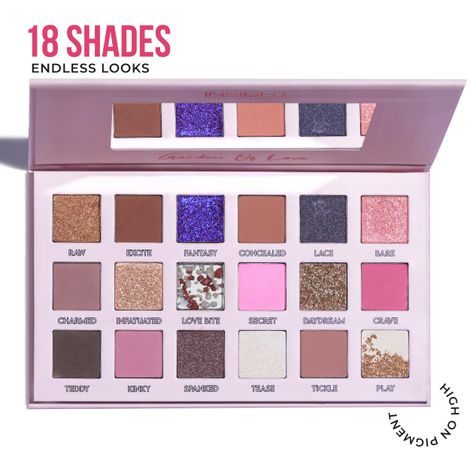Buy Insight Cosmetics Garden Of Love Eyeshadow Palette - 40 gm-Purplle
