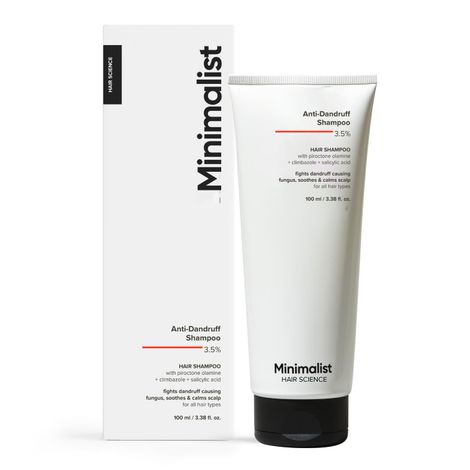 Buy Minimalist Anti-Dandruff Shampoo 3.5% ( 100 ml )-Purplle