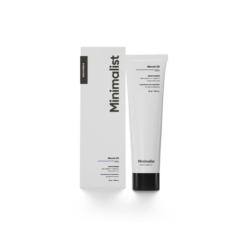 Buy Minimalist 5%&nbsp;Marula Oil Face Moisturizer for Dry Skin 30 gm-Purplle