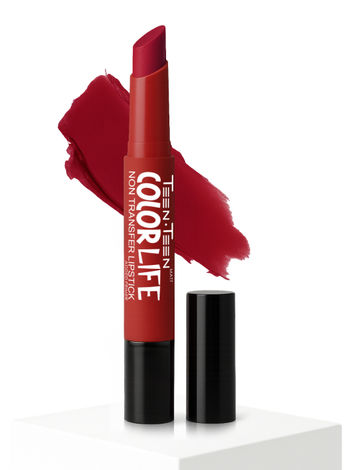 Buy Teen Teen Cosmetics Color Life Nontransfer Lipstick(With Primer) - Bridal Red/13, 2 gm-Purplle