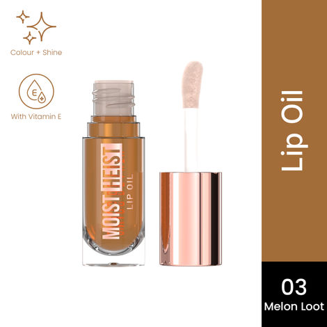 Buy Swiss Beauty Moist Heist Lip Oil | Colour-Changing | With Vitamin E & Mint Oil | Nourish & Protect - 4.8 gm, Melon Loot-Purplle