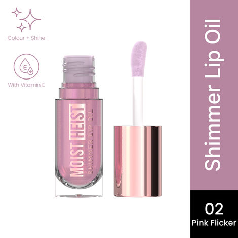 Buy Swiss Beauty Moist Heist Shimmer Lip Oil | Luminous Shine | Hydrating | Lightweight - 4.8 gm, Pink Flicker-Purplle