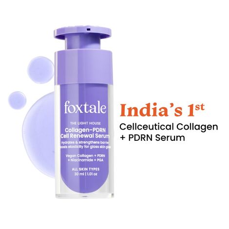 Buy Foxtale Collagen-PDRN Cell Renewal Serum – Firm, Plump & Glass-Skin Glow 30 ml-Purplle