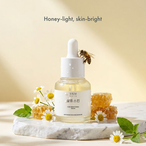 Buy Salm Skin Tone Brightening Serum (20 ml) | Evens & Brightens Skin | Repairs Skin Barrier for Calm & Natural Radiance | Korean Glow Serum for Soft Skin-Purplle