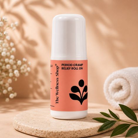 Buy The Wellness Shop Period Cramp Relief Roll On 40 ml-Purplle