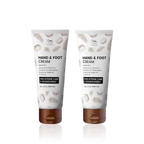 Buy TNW - The Natural Wash Hand & Foot Cream 50 gm | Pack of 2-Purplle