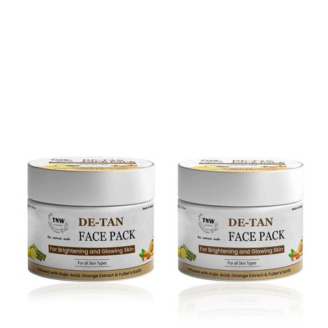 Buy TNW - The Natural Wash D-Tan Face Pack 50 gm | Pack of 2-Purplle