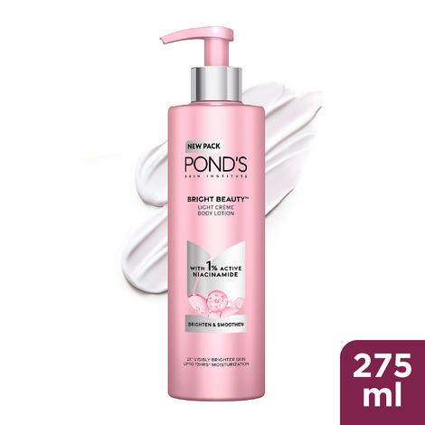 Buy Ponds Niacinamide Nourishing Body Lotion | Hydrates | Brightens | 275 ml-Purplle
