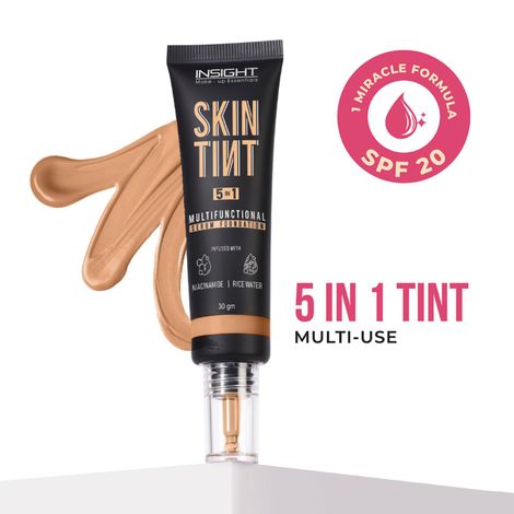 Buy Insight Cosmetics Skin Tint 5In1 Multifunctional Serum Foundation - Hazelnut Shot - 30 gm-Purplle