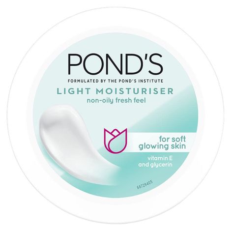 Buy Ponds Light Moisturiser Non-Oily Fresh Feel With Vitamin E + Glycerine | 100 ml-Purplle