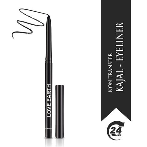 Buy Love Earth Non Transfer Kajal-Eyeliner 0.35 gm-Purplle