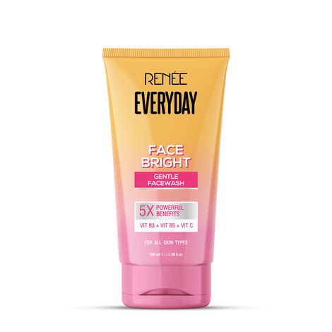 Buy RENEE Everyday Face Bright Gentle Facewash, 100 ml-Purplle