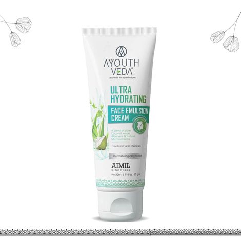 Buy Ayouthveda Ultra Hydrating Face Emulsion Cream (60 gm)-Purplle