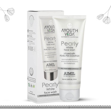 Buy Ayouthveda Pearly White Face Wash (100 ml)-Purplle