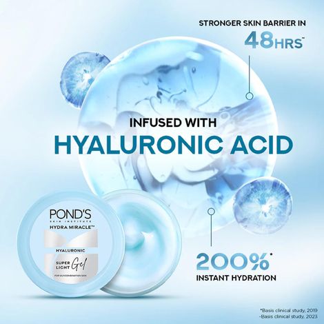 Pond's Super Light Gel Moisturiser, Oil-Free Moisturiser, 25g