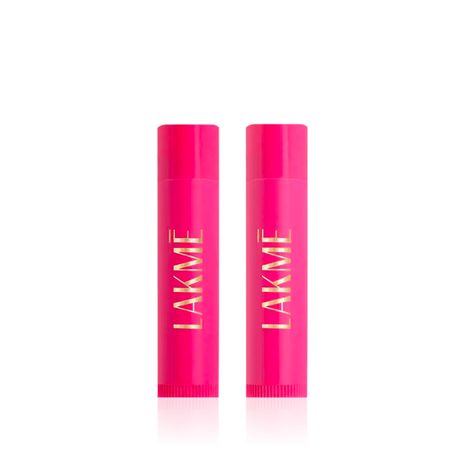 Buy Lakme Lip Love Care Stick Strawberry|Nourishing Lip Balm|SPF 15 | 4.5 gm (Pack of 2)-Purplle