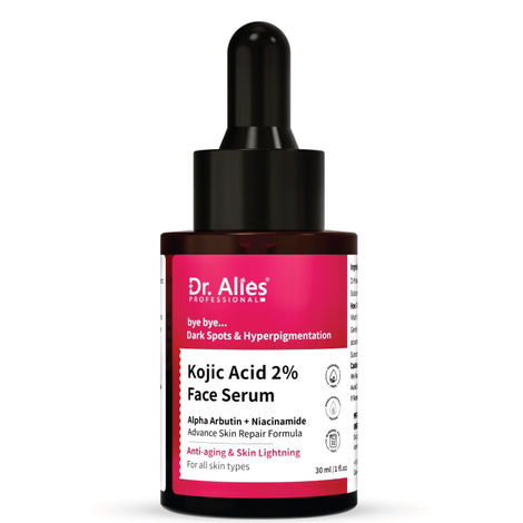 Buy Dr.Alies Professional Kojic Acid 2% Serum | 1% Alpha Arbutin & 5% Niacinamide For Dark Spots & Pigmentation |Best For Hyperpigmentation & Uneven Skin Tone | For Both Men & Women - 30 ml-Purplle