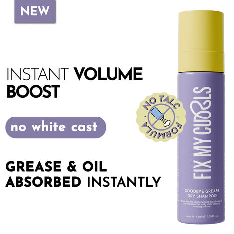 Buy Fix My Curls Goodbye Grease Dry Shampoo 100 ml-Purplle