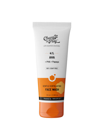 Buy Chemist At Play's Gentle Exfoliating Face Wash| Instant Glow| Gently Exfoliates| Reveals Brighter Skin|100 ml-Purplle