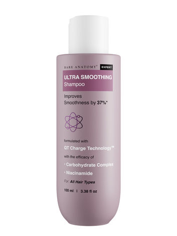 Buy Bare Anatomy Ultra Smoothing Shampoo for Dry & Frizzy Hair | 100 ml-Purplle