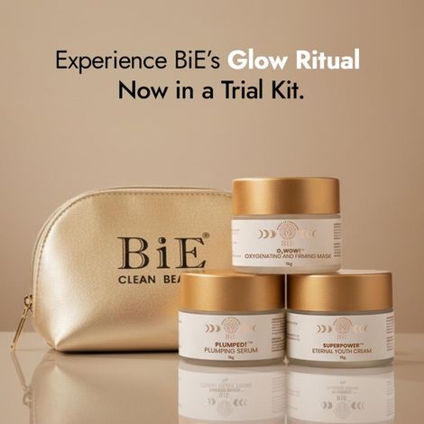 Buy Bie Daily Glow Trial Kit (Firming mask 15 gm, Plumping serum 15 gm, Cream 15 gm) combo of 3-Purplle