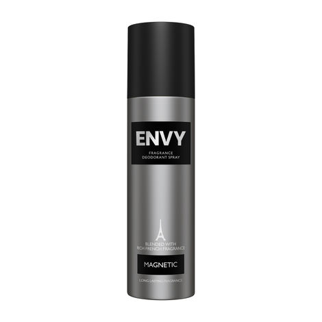 Buy ENVY Magnetic Deodorant Body Spray - 140 ml | Long Lasting Deo for Men-Purplle