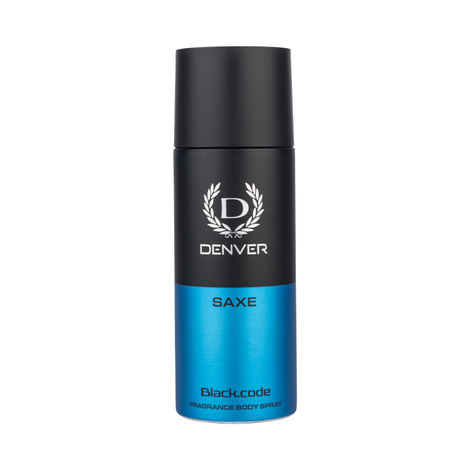 Buy DENVER Black.Code Saxe Deo - 150 ml | Long Lasting Deodorant Body Spray for Men-Purplle