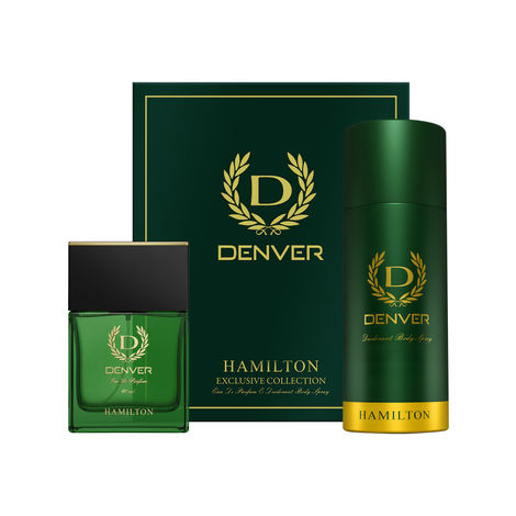 Buy Denver Hamilton Gift Set-Perfume (60 ml) + Deodorant (150 ml) Long Lasting Scent For Men-Purplle