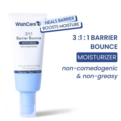 Buy WishCare 3:1:1 Barrier Bounce Moisturiser for all Skin Types|Non-Comedogenic|Barrier Repair - 50 ml-Purplle